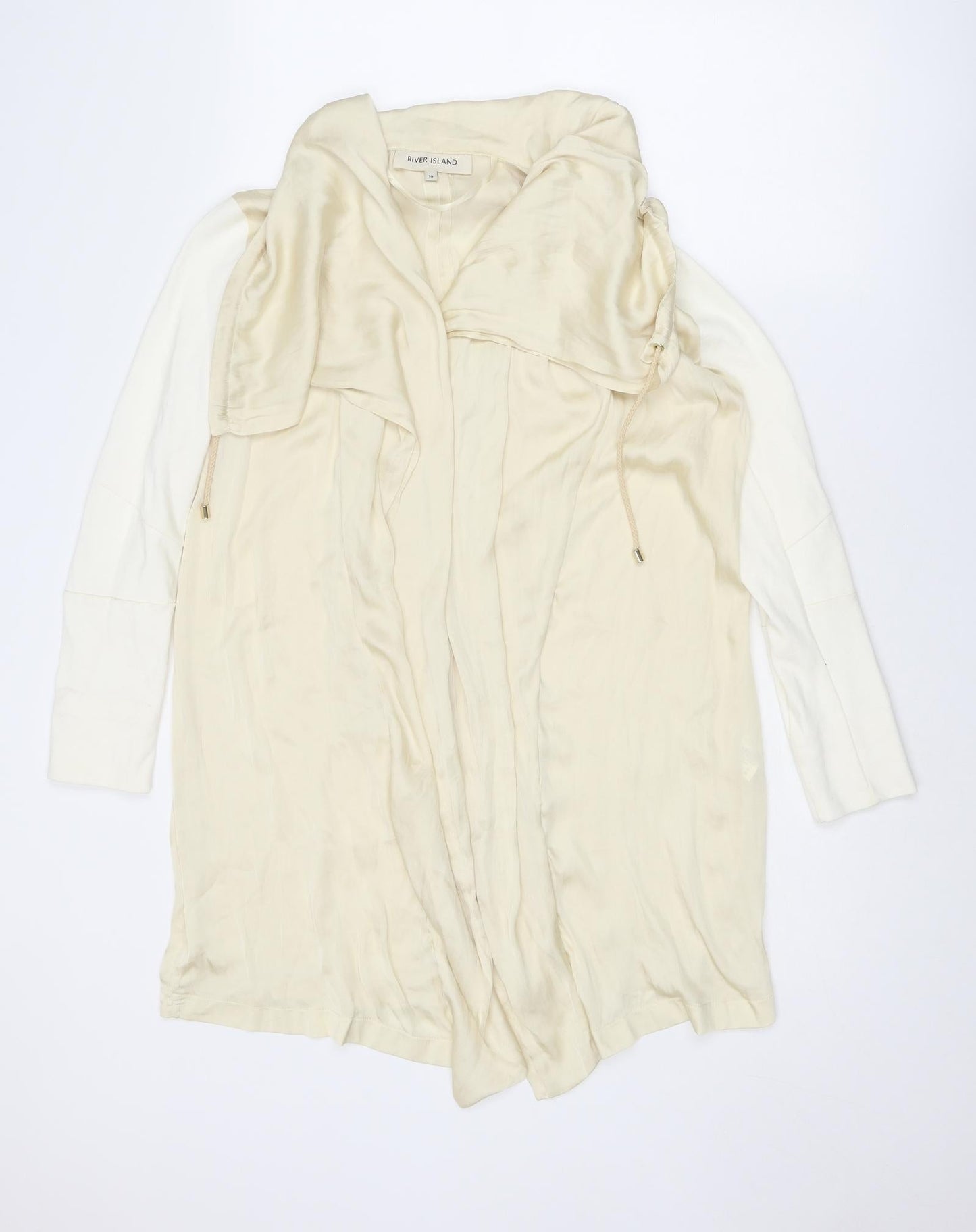 Womens UK Size 10 River Island Beige Jacket