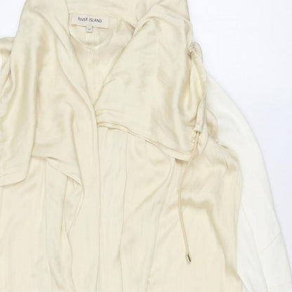 Womens UK Size 10 River Island Beige Jacket