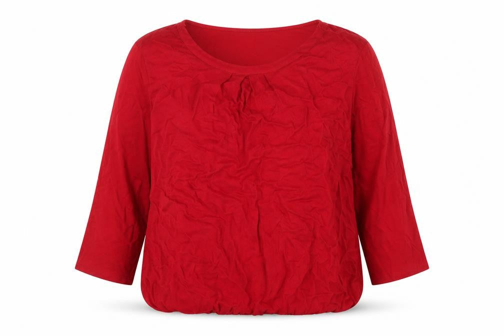 Womens UK Size 14 Betty Barclay Red Basic Blouse