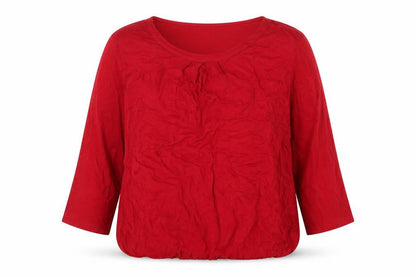 Womens UK Size 14 Betty Barclay Red Basic Blouse