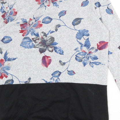 Womens UK Size M Tenki Grey Basic T-Shirt