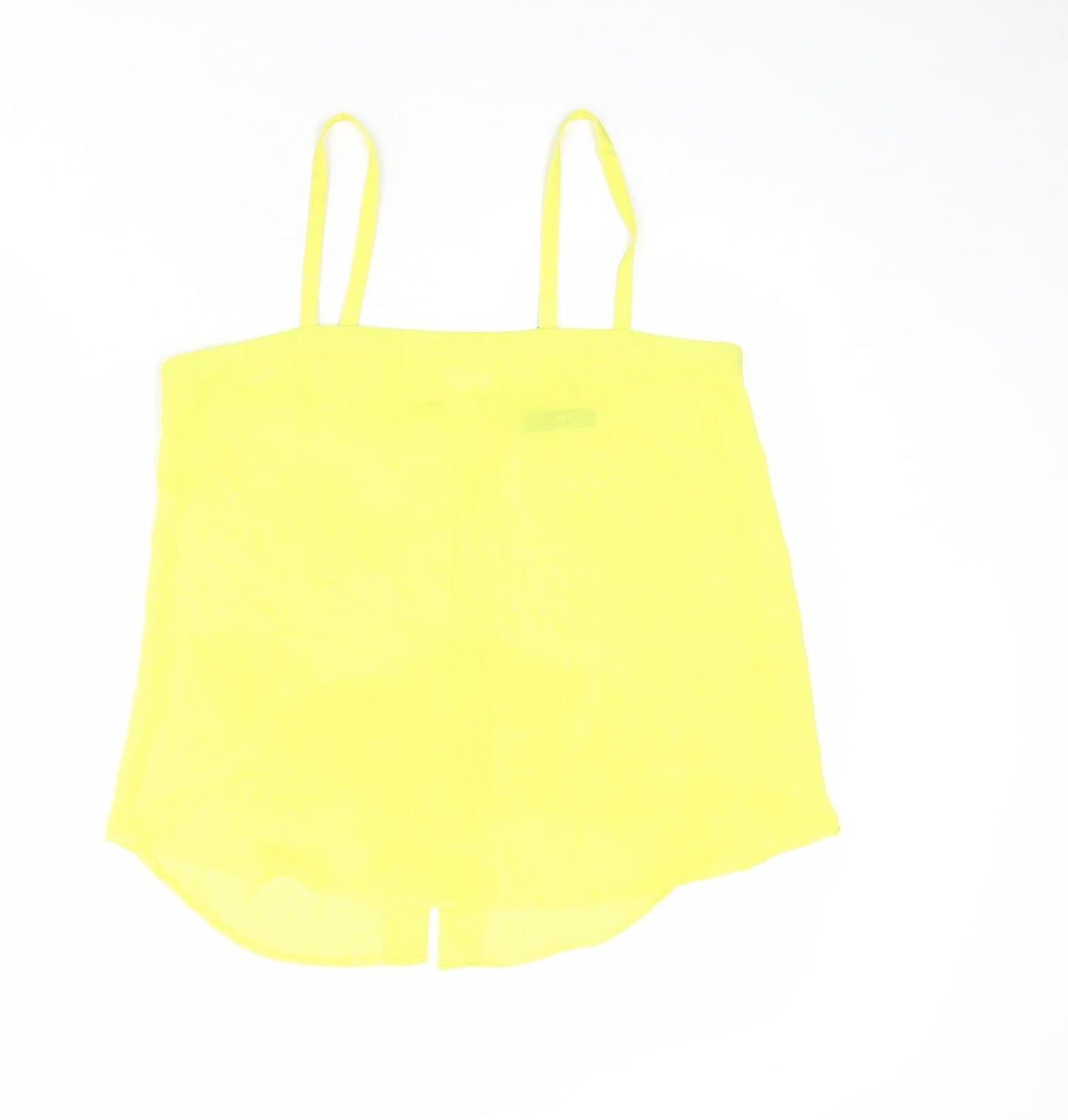 Womens UK Size 10 Select Yellow Basic Tank
