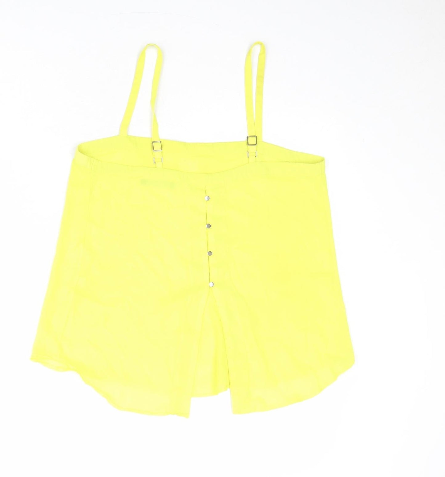 Womens UK Size 10 Select Yellow Basic Tank