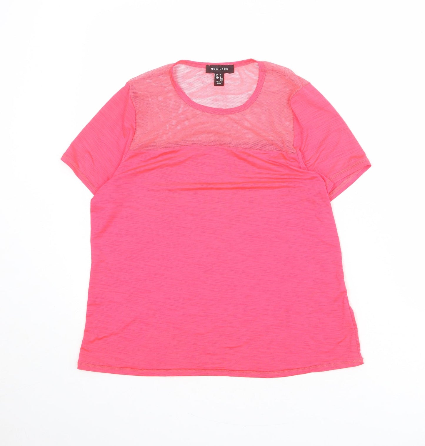 Womens UK Size 14 NEXT Pink Basic T-Shirt