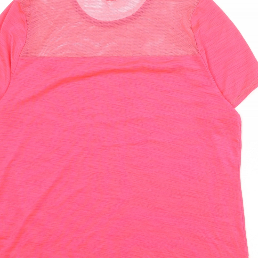 Womens UK Size 14 NEXT Pink Basic T-Shirt