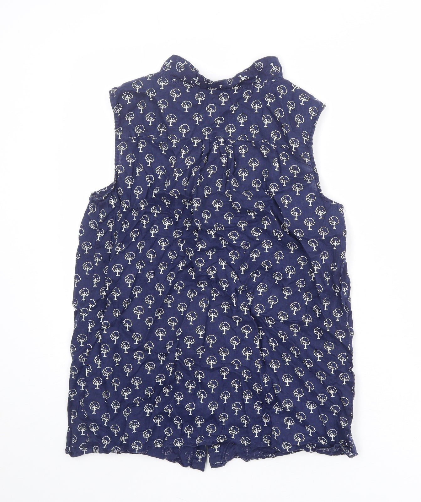 Womens UK Size 10 Heyton Blue Basic Tank