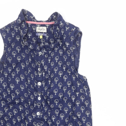 Womens UK Size 10 Heyton Blue Basic Tank