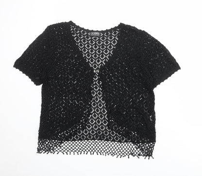 Womens UK Size M CASAMIA Black Cardigan Jumper