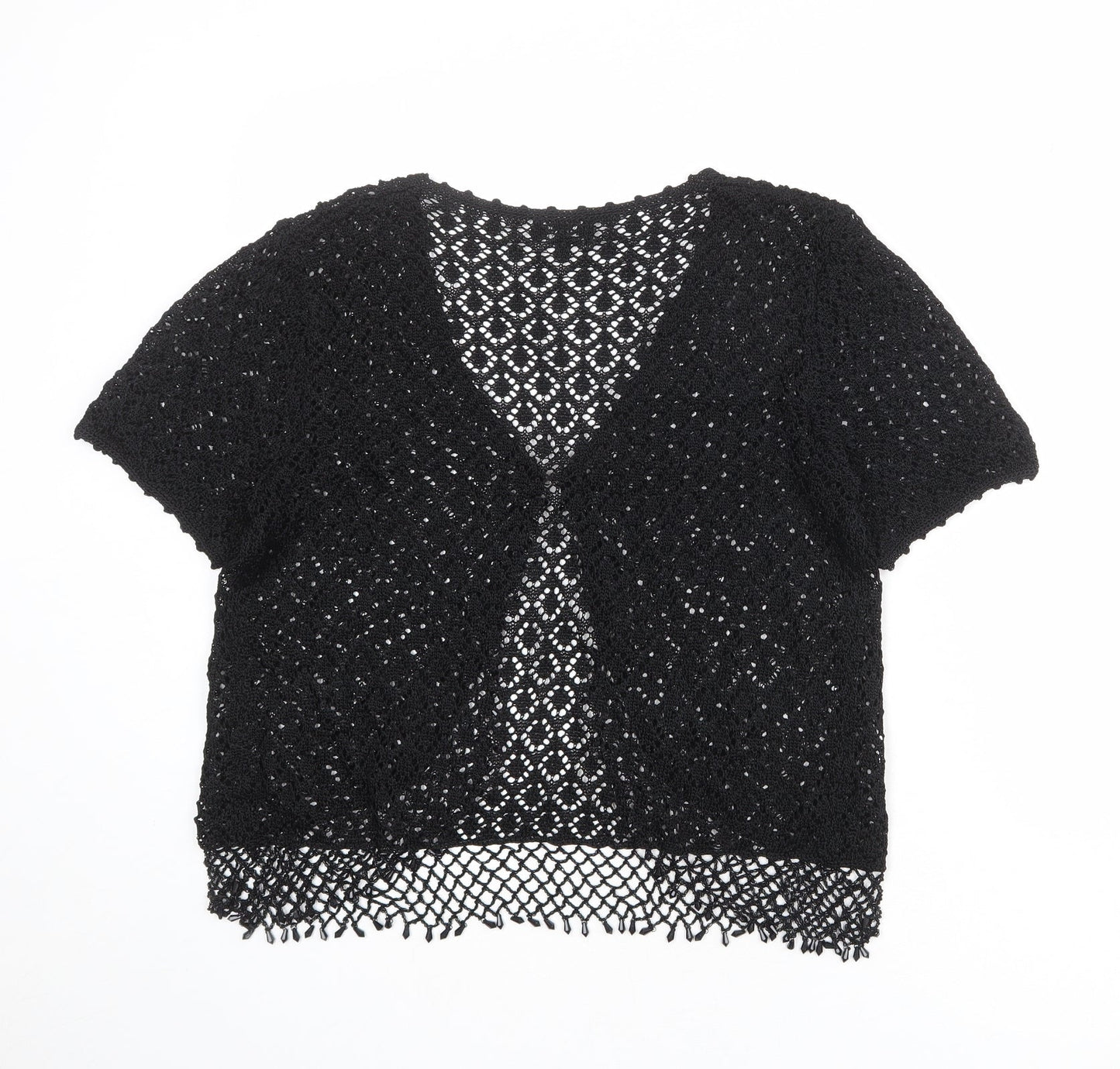 Womens UK Size M CASAMIA Black Cardigan Jumper