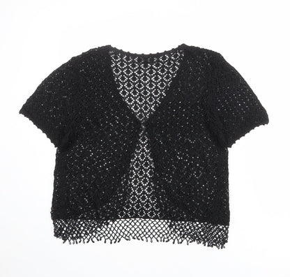 Womens UK Size M CASAMIA Black Cardigan Jumper
