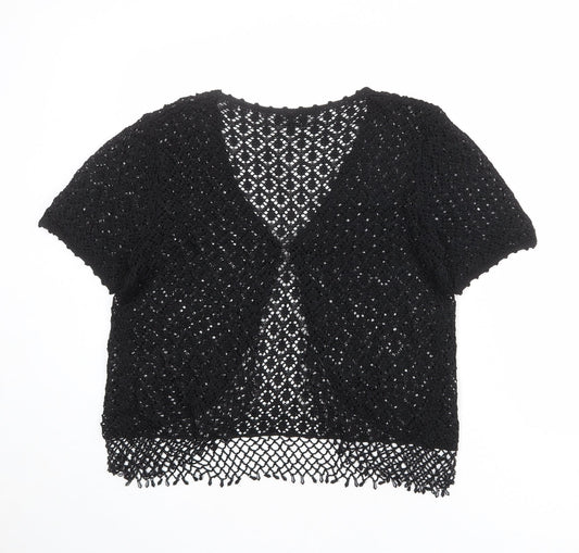 Womens UK Size M CASAMIA Black Cardigan Jumper