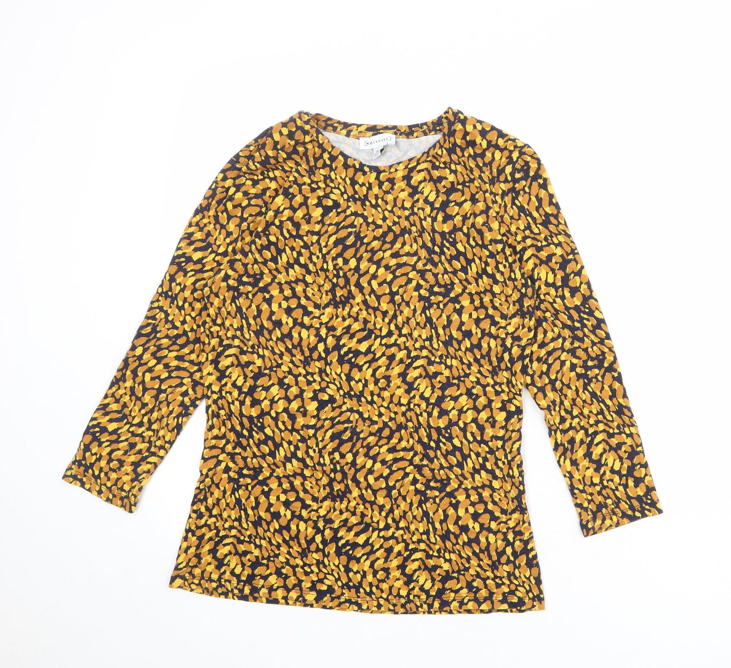 Womens UK Size 10 Warehouse Multicoloured Basic Blouse