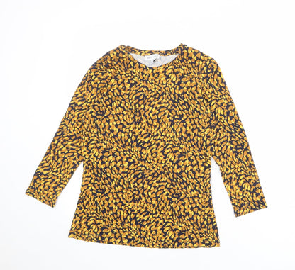 Womens UK Size 10 Warehouse Multicoloured Basic Blouse