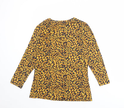 Womens UK Size 10 Warehouse Multicoloured Basic Blouse