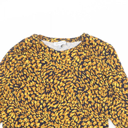Womens UK Size 10 Warehouse Multicoloured Basic Blouse