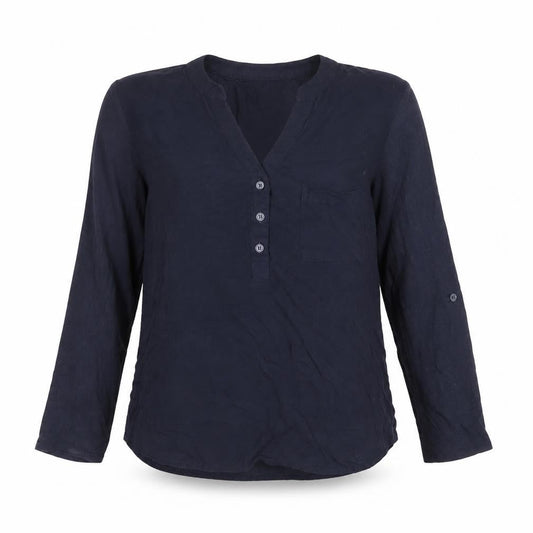 Womens UK Size XS Merona Blue Basic Blouse