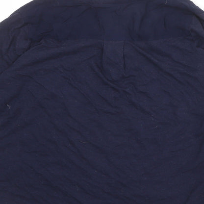 Womens UK Size XS Merona Blue Basic Blouse