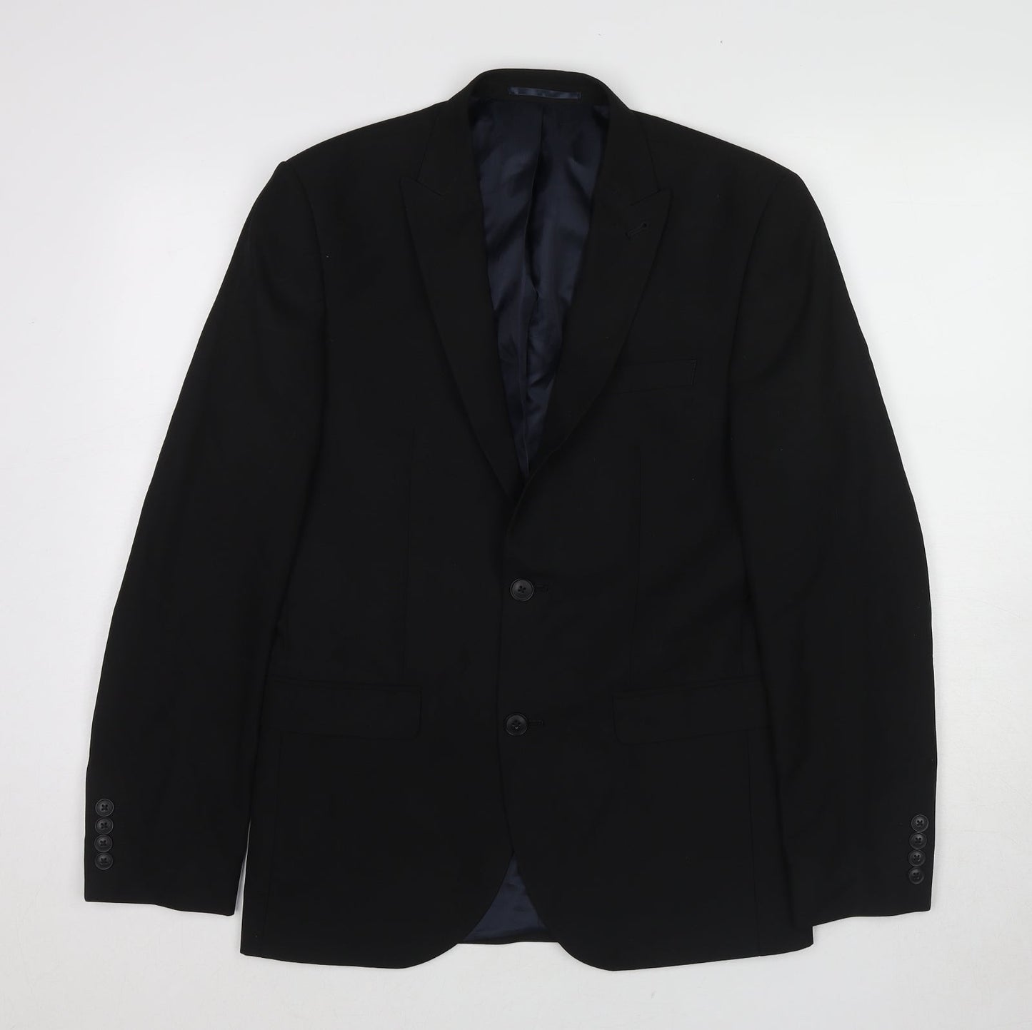 Mens UK Size 38 NEXT Regular Black Suit Jacket
