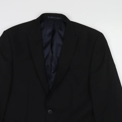 Mens UK Size 38 NEXT Regular Black Suit Jacket