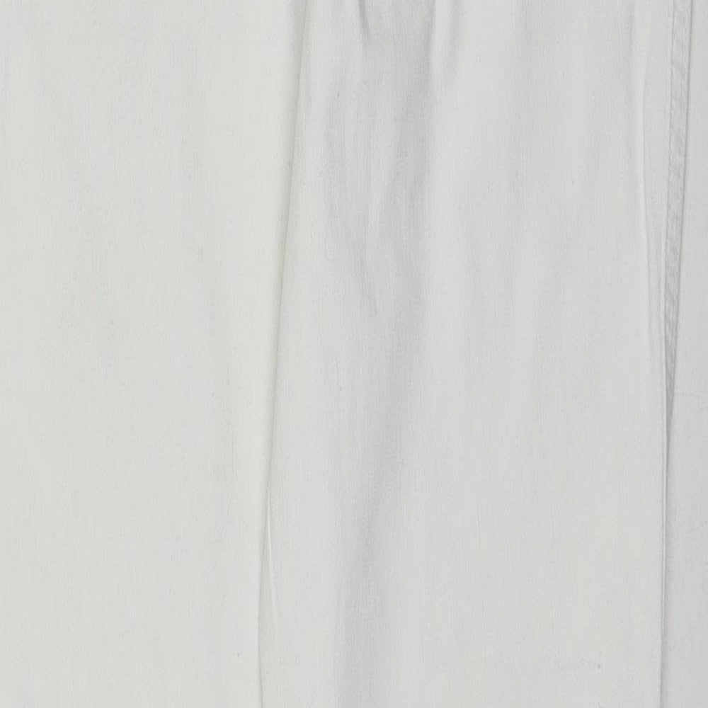 Denim & Co. Womens White Cotton Jegging Jeans Size 10 Regular