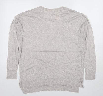 Womens UK Size 14 Marks and Spencer Beige Pullover Jumper