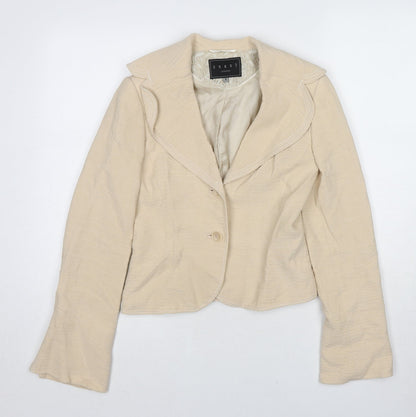 Womens UK Size 8 Coast Beige Jacket