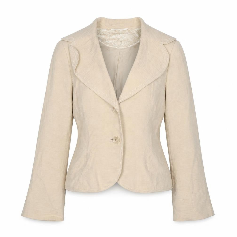 Womens UK Size 8 Coast Beige Jacket