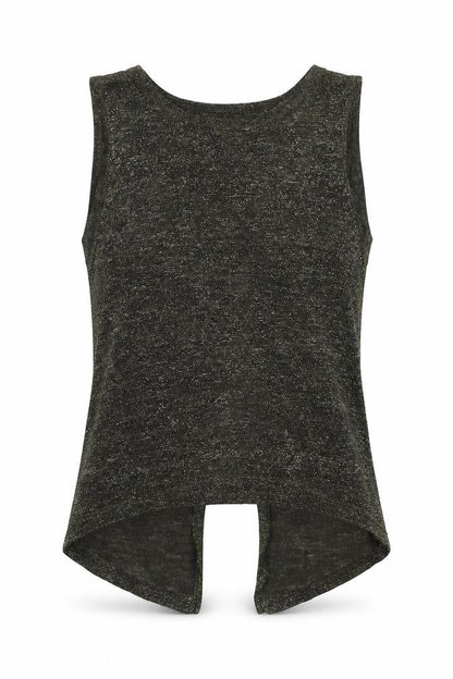 Womens UK Size 6 River Island Green Basic Tank