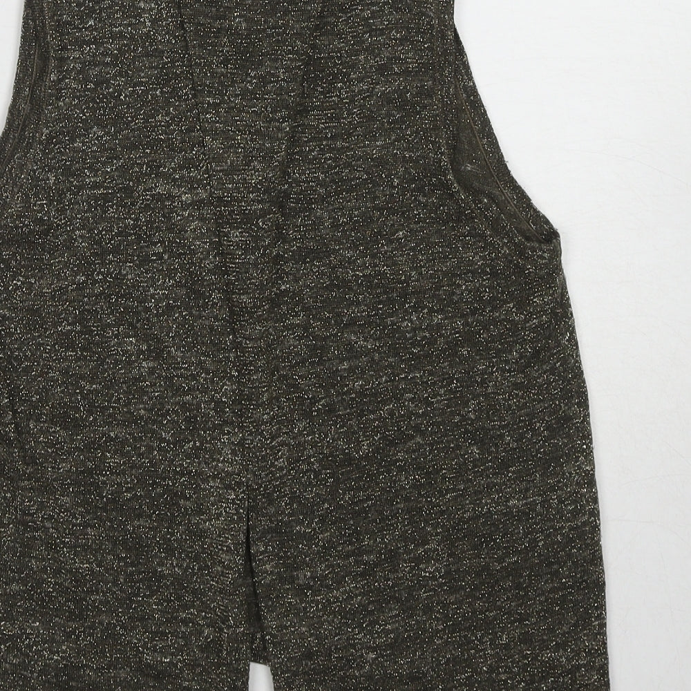 Womens UK Size 6 River Island Green Basic Tank