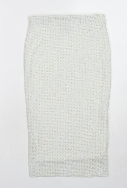 Womens UK Size 6 Topshop A-Line Knit Skirt