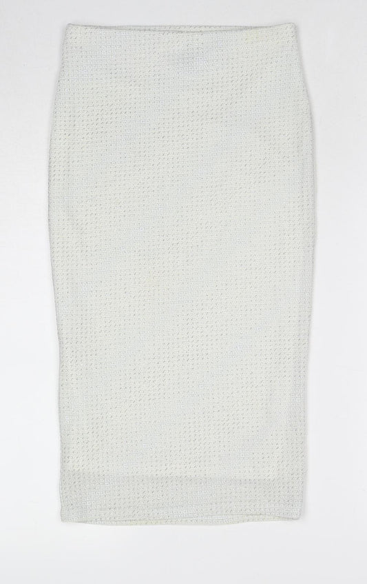 Womens UK Size 6 Topshop A-Line Knit Skirt