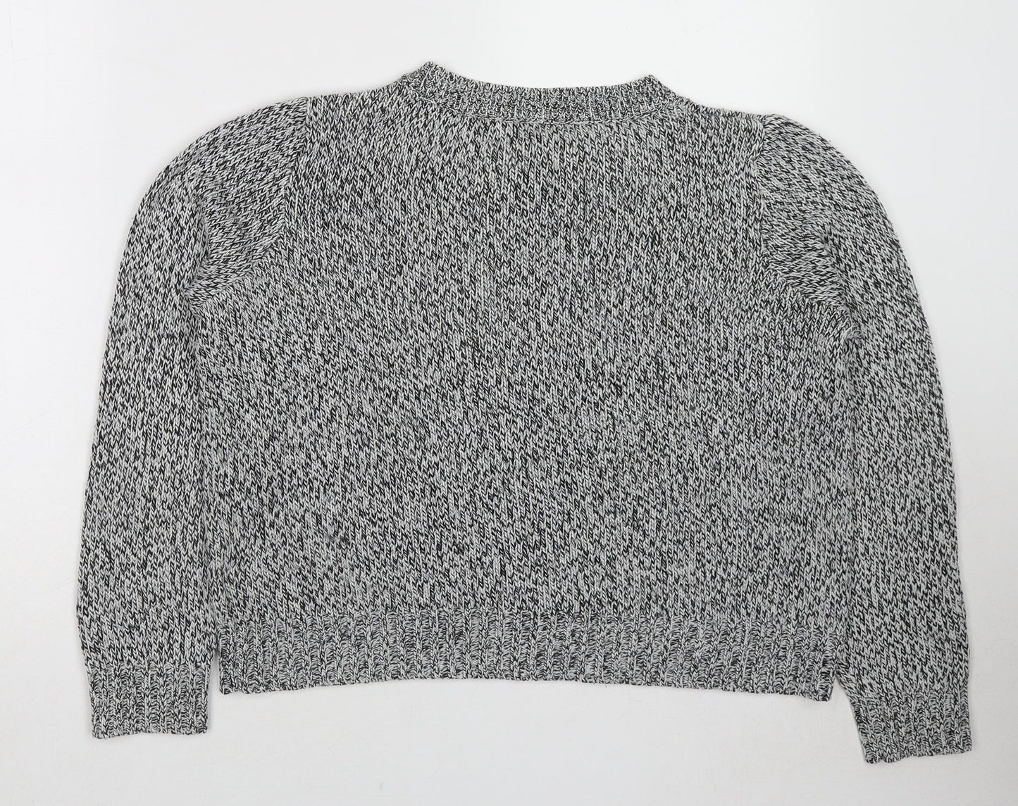 Womens UK Size M Divided by H&M Grey Pullover Jumper