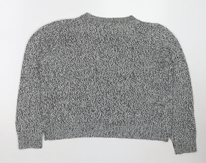 Womens UK Size M Divided by H&M Grey Pullover Jumper