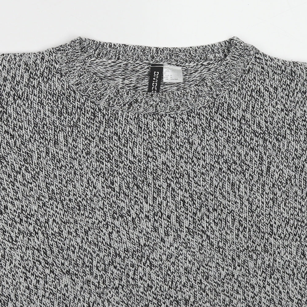 Womens UK Size M Divided by H&M Grey Pullover Jumper