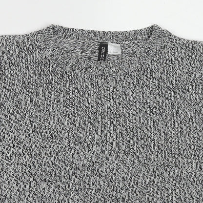 Womens UK Size M Divided by H&M Grey Pullover Jumper