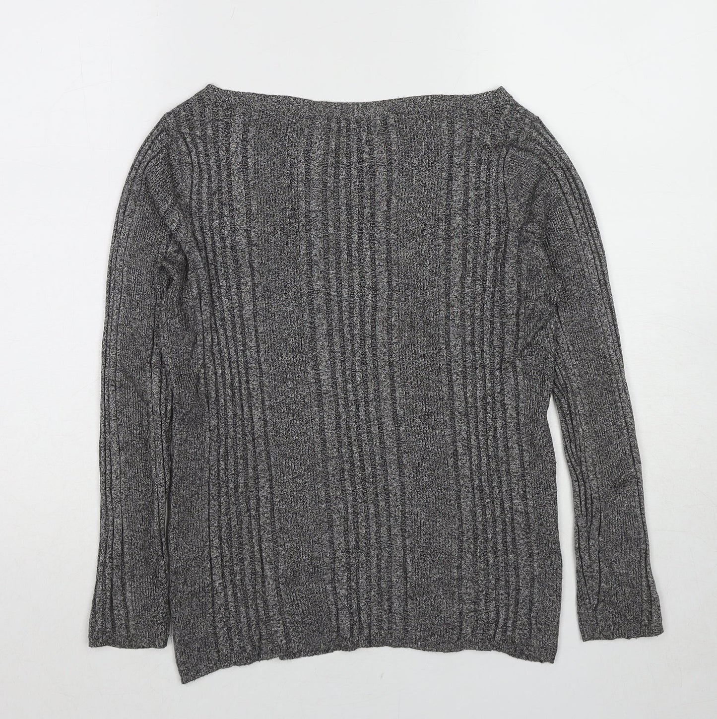 Womens UK Size 10 Marks and Spencer Grey Pullover Jumper