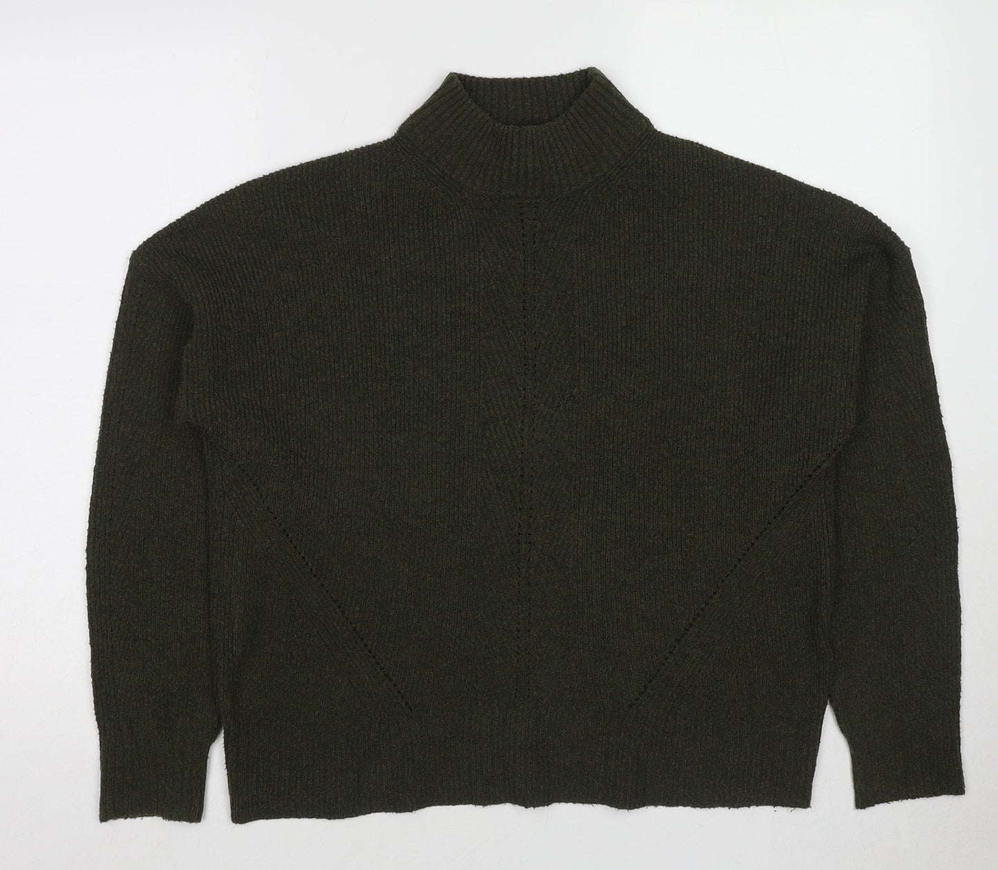 Womens UK Size 8 Warehouse Green Pullover Jumper