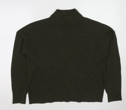 Womens UK Size 8 Warehouse Green Pullover Jumper