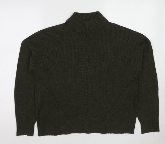 Womens UK Size 8 Warehouse Green Pullover Jumper