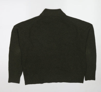 Womens UK Size 8 Warehouse Green Pullover Jumper