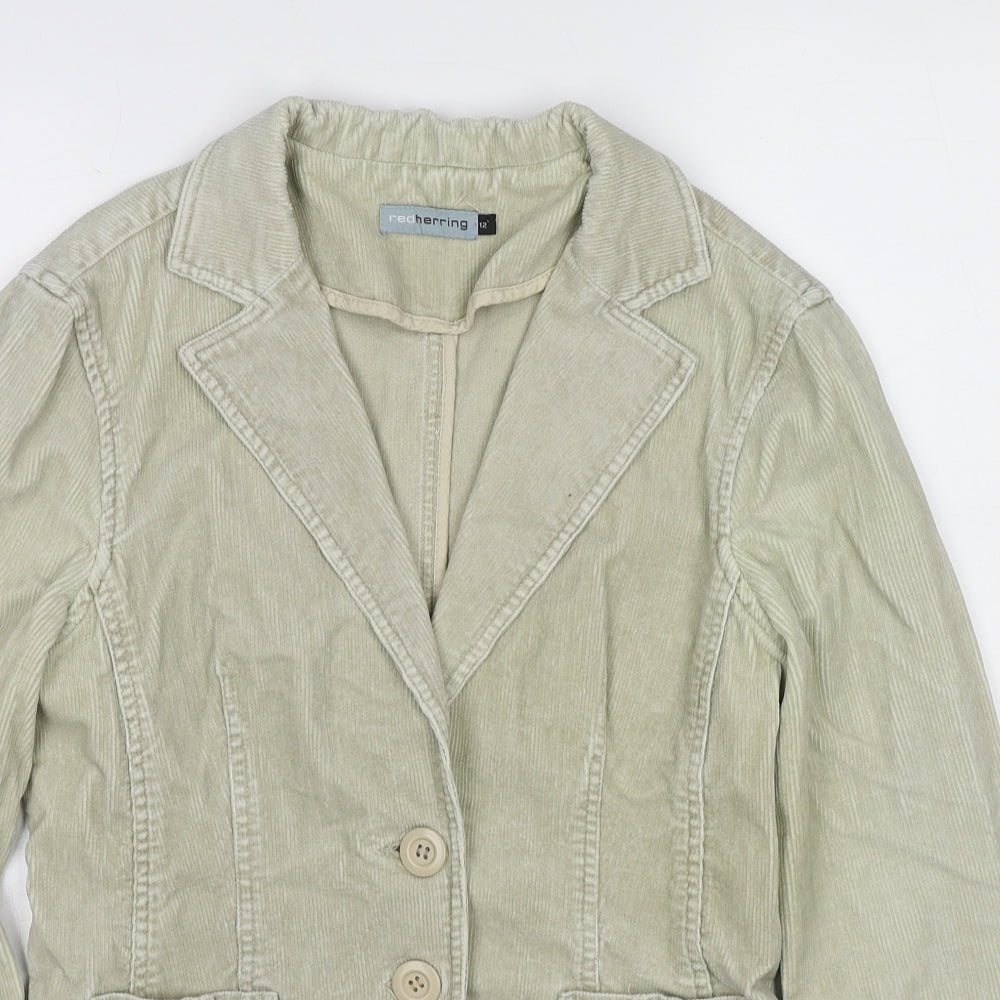 Womens UK Size 12 Red Herring Beige Jacket