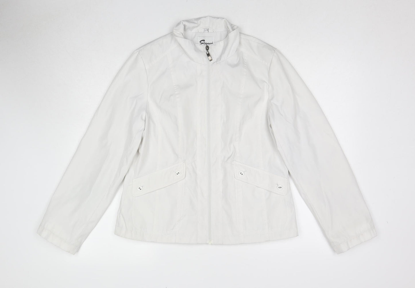 Womens UK Size 12 Eleganze White Jacket
