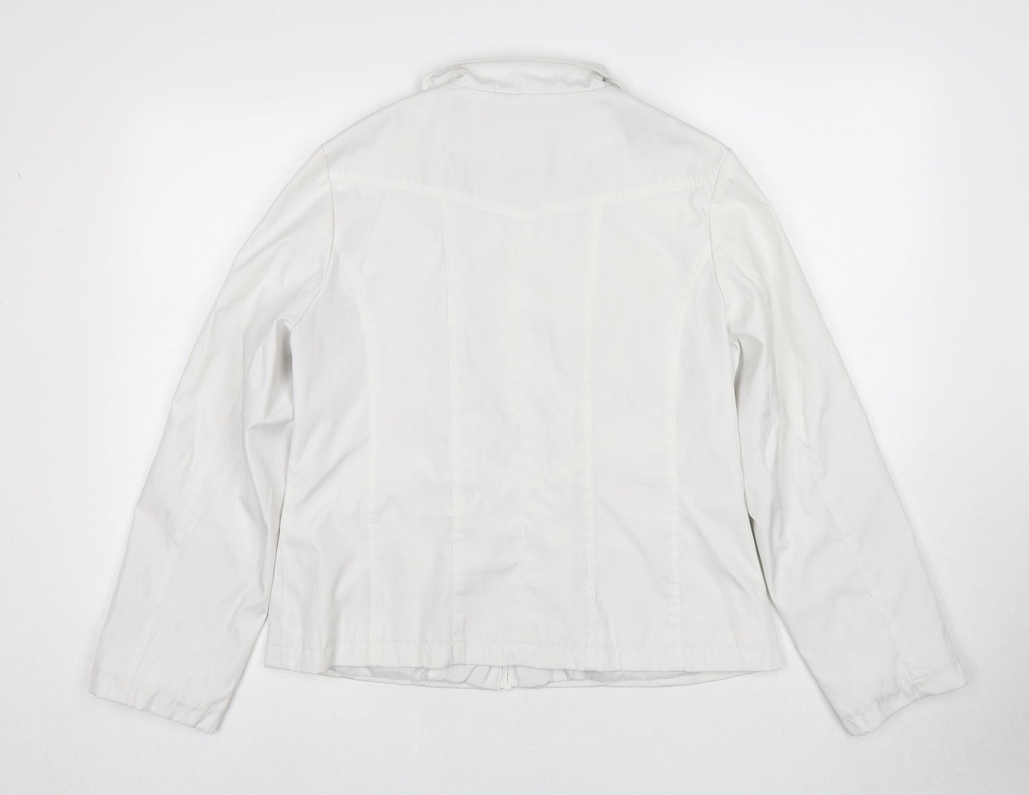 Womens UK Size 12 Eleganze White Jacket