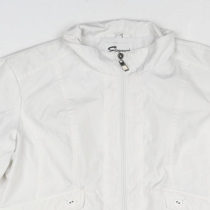 Womens UK Size 12 Eleganze White Jacket