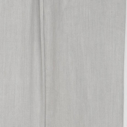 Denim & Co. Womens Grey Cotton Skinny Jeans Size 10 L32 in Slim Zip