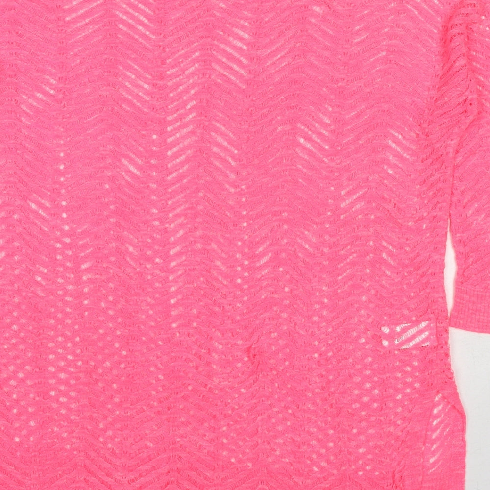 Womens UK Size 12 NEXT Pink Pullover Jumper
