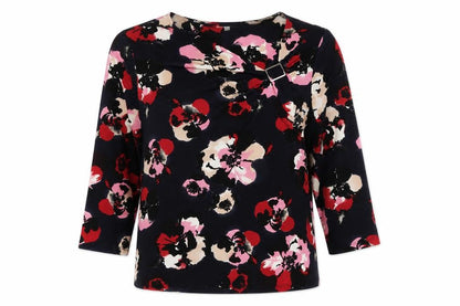Womens UK Size L Country Casuals Multicoloured Basic Blouse