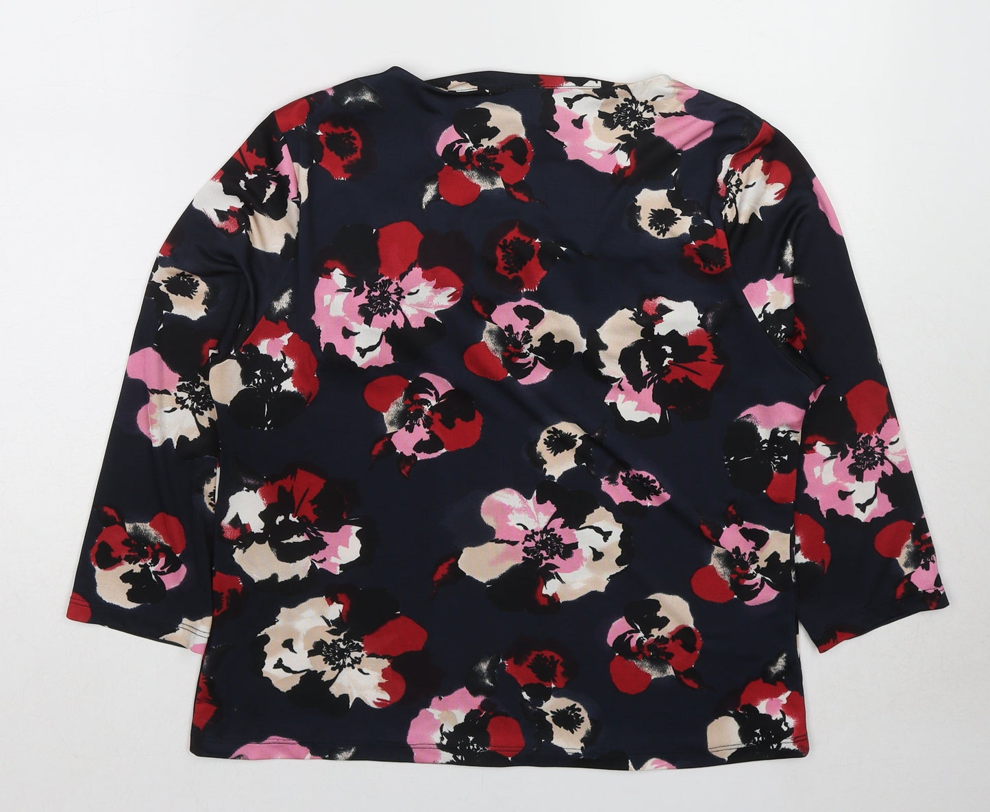 Womens UK Size L Country Casuals Multicoloured Basic Blouse