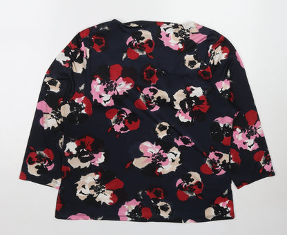 Womens UK Size L Country Casuals Multicoloured Basic Blouse