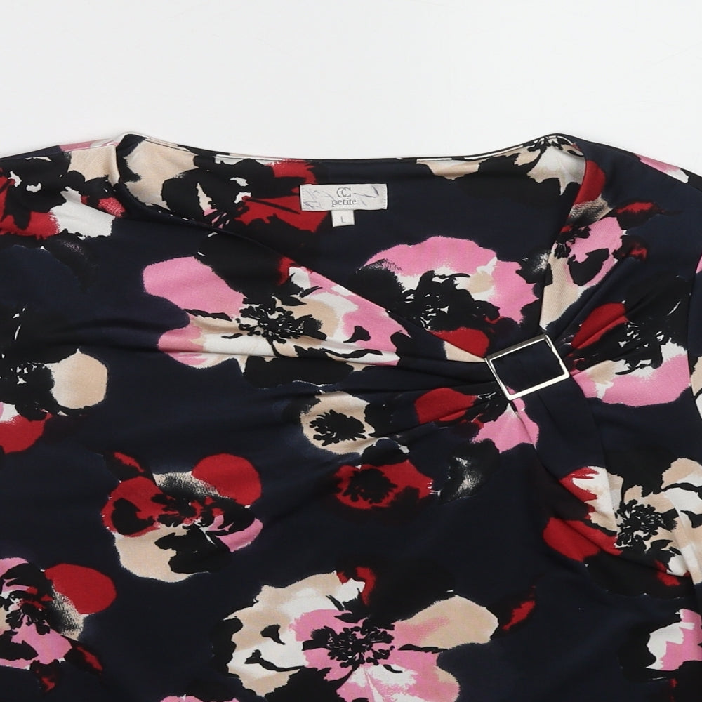 Womens UK Size L Country Casuals Multicoloured Basic Blouse